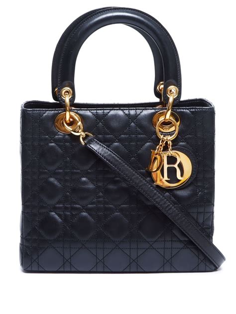 leather lined lady dior|Lady Dior Leather Handbag .